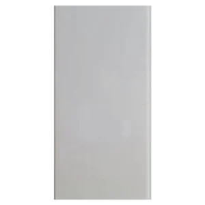 A smooth, white rectangular surface, possibly a panel or door, with minimal visible texture and a few faint scratches. Its Called Gloss White PVC Ceiling Panel