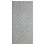 A light-colored, textured surface featuring a diamond-patterned design with a subtle grey undertone. Its Called Grey Undertone PVC Ceiling Panel