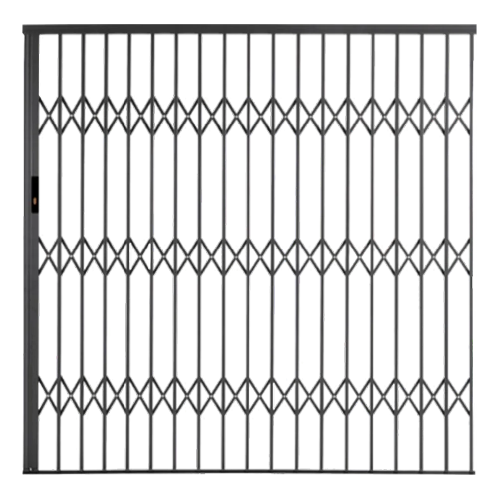 Upgrade your security with a durable expanding security aluminium gate 1.8M x 2.1M. Perfect for homes and businesses. Custom sizes available. Order now for free delivery! Expanding Security Aluminium Gate 1.5M*2.1M