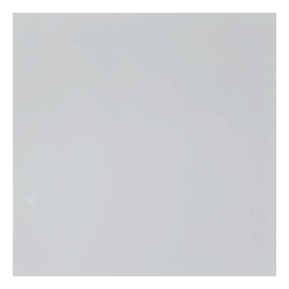 A plain white wall with no visible patterns or textures. Plain White Porcelain Tiles