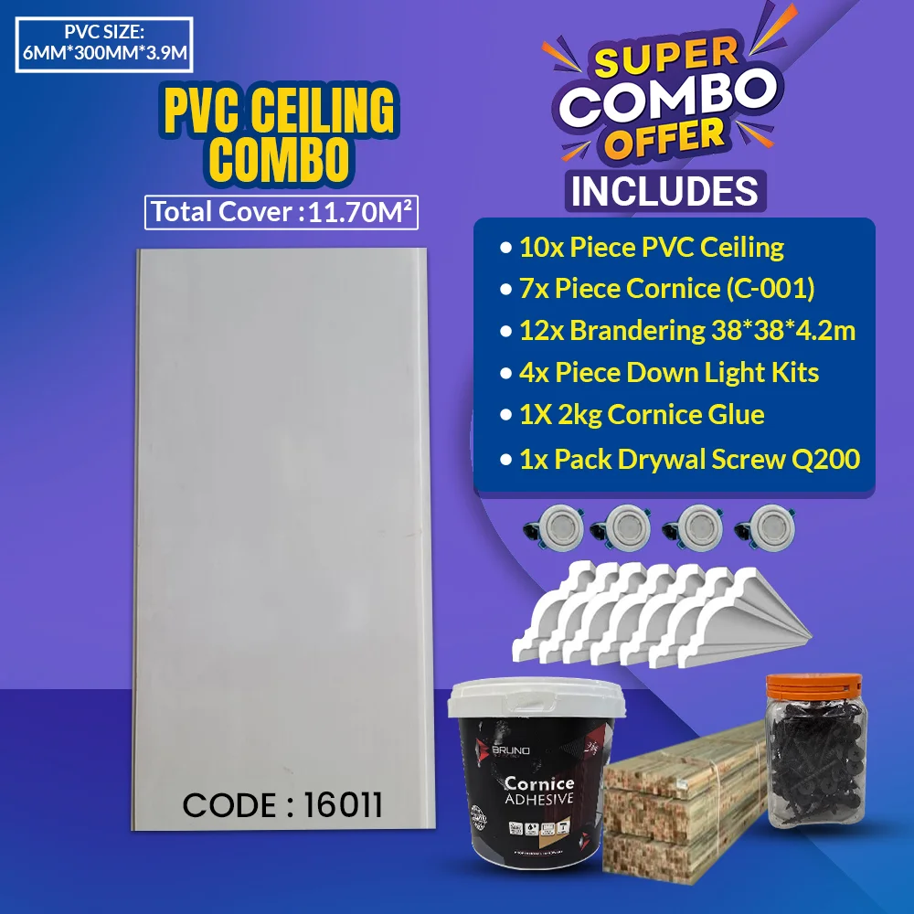 PVC Ceiling Combo | 11.70² | 16011