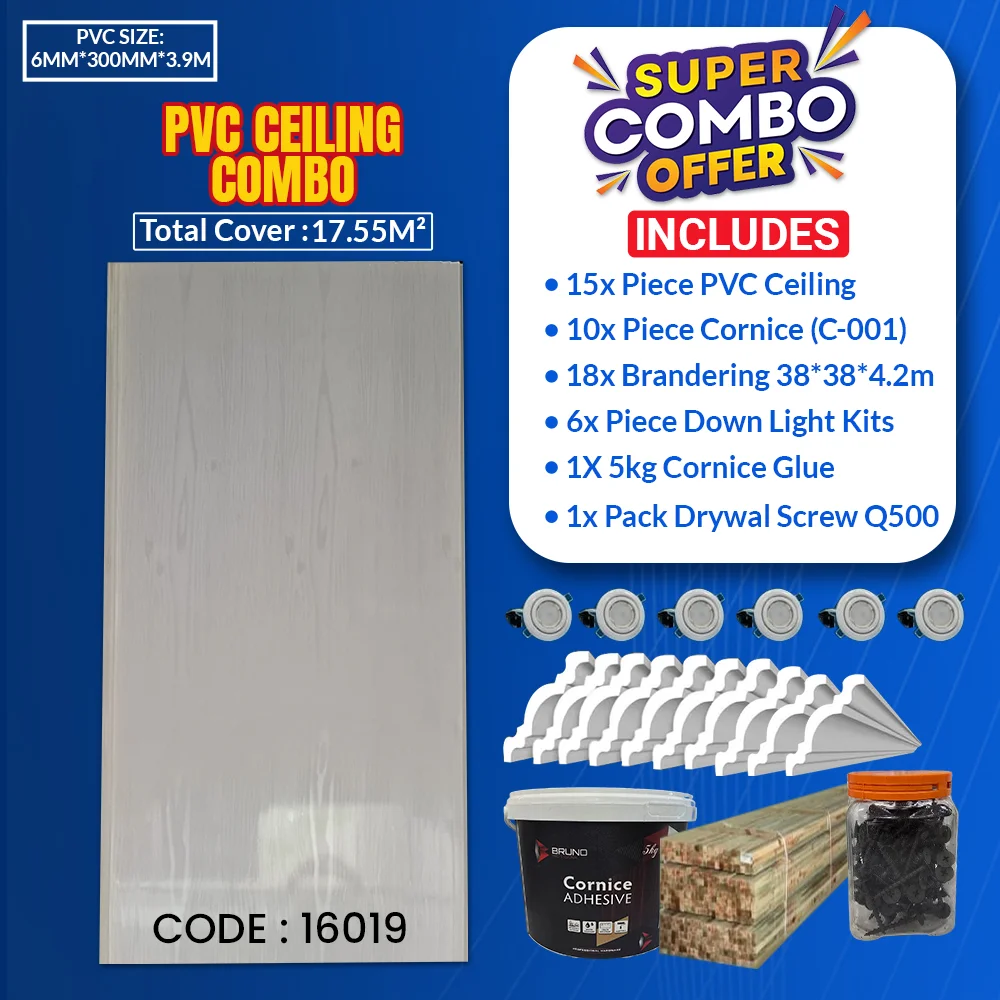 PVC Ceiling Combo | 17.55² | 16019