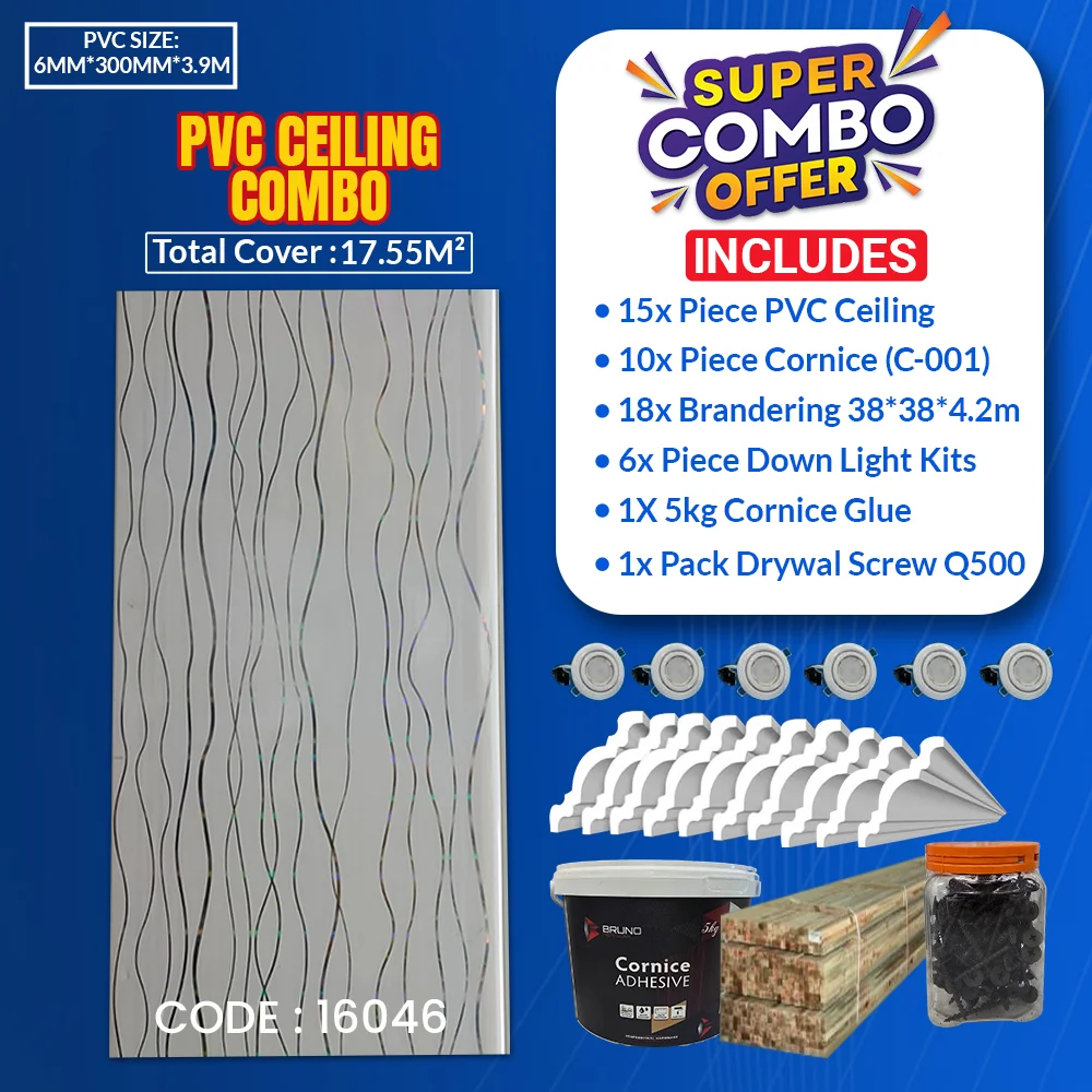 PVC Ceiling Combo | 17.55² | 16046