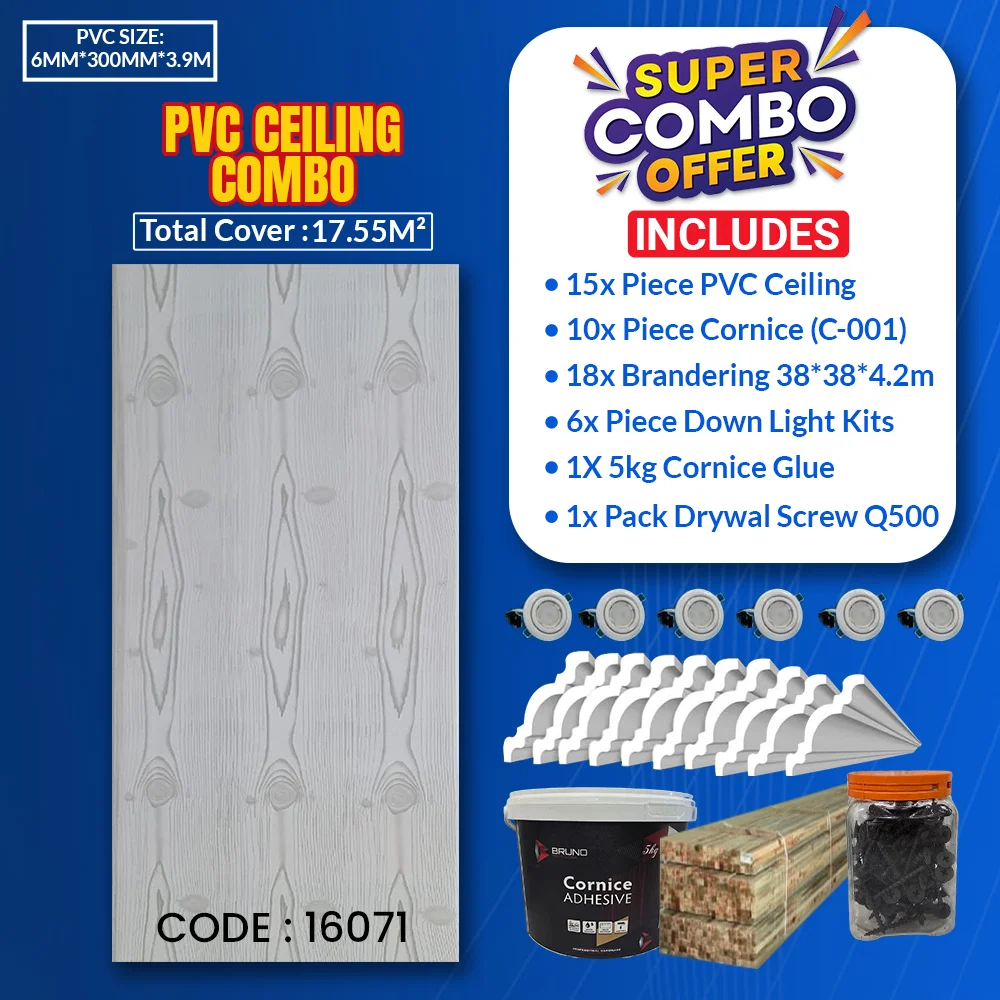 PVC Ceiling Combo | 17.55² | 16071