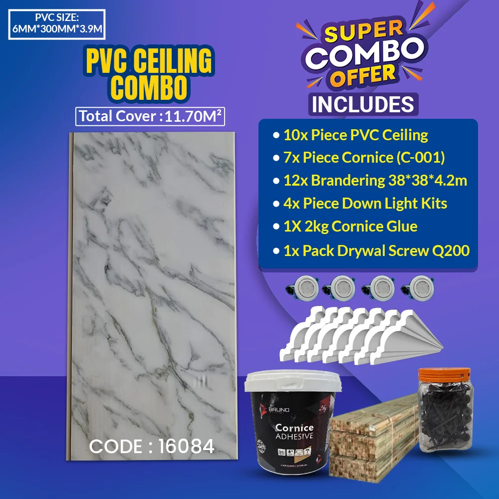 PVC Ceiling Combo | 11.70² | 16084