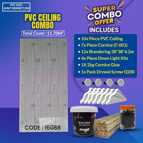 PVC Ceiling Combo | 11.70² | 16088