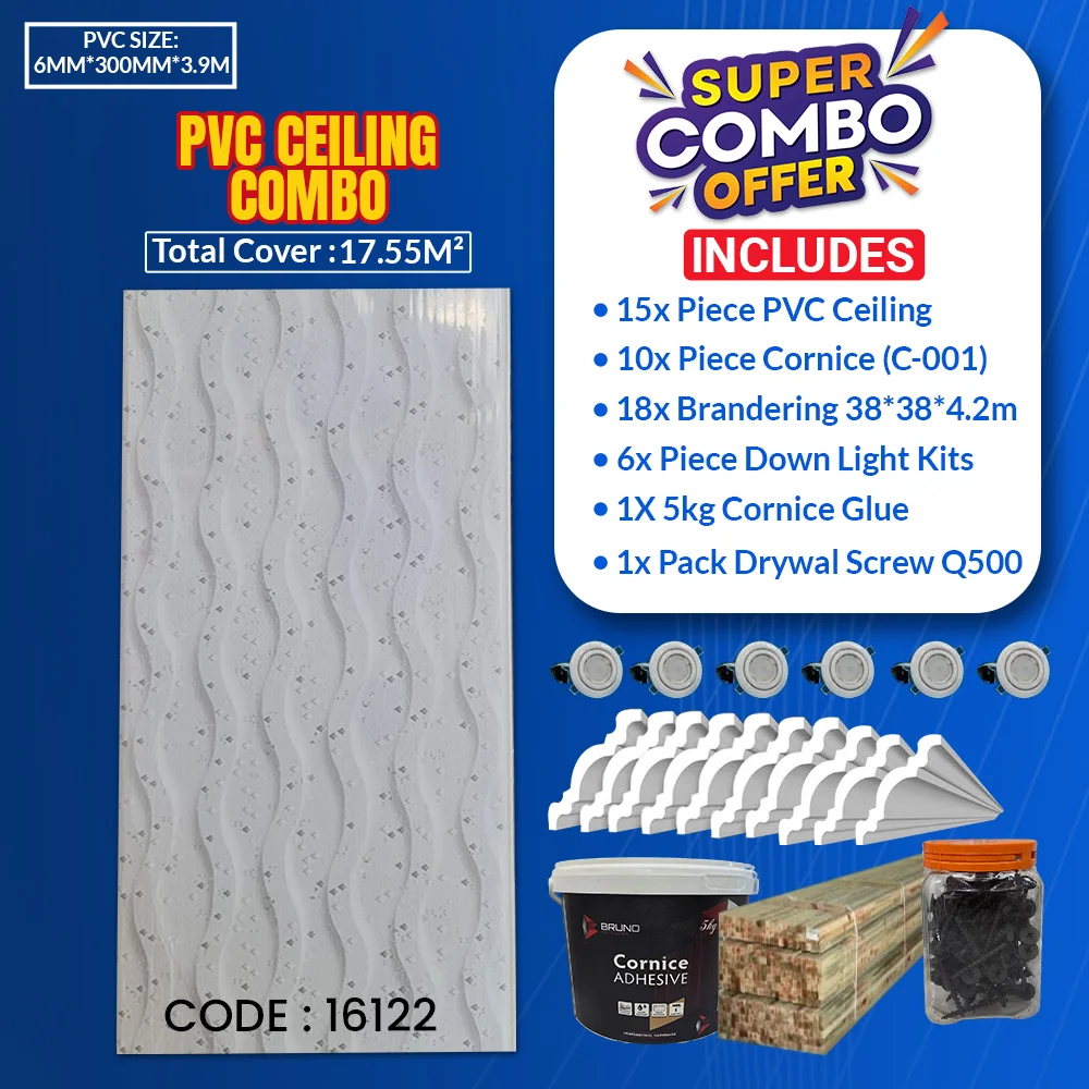 PVC Ceiling Combo | 17.55² | 16122