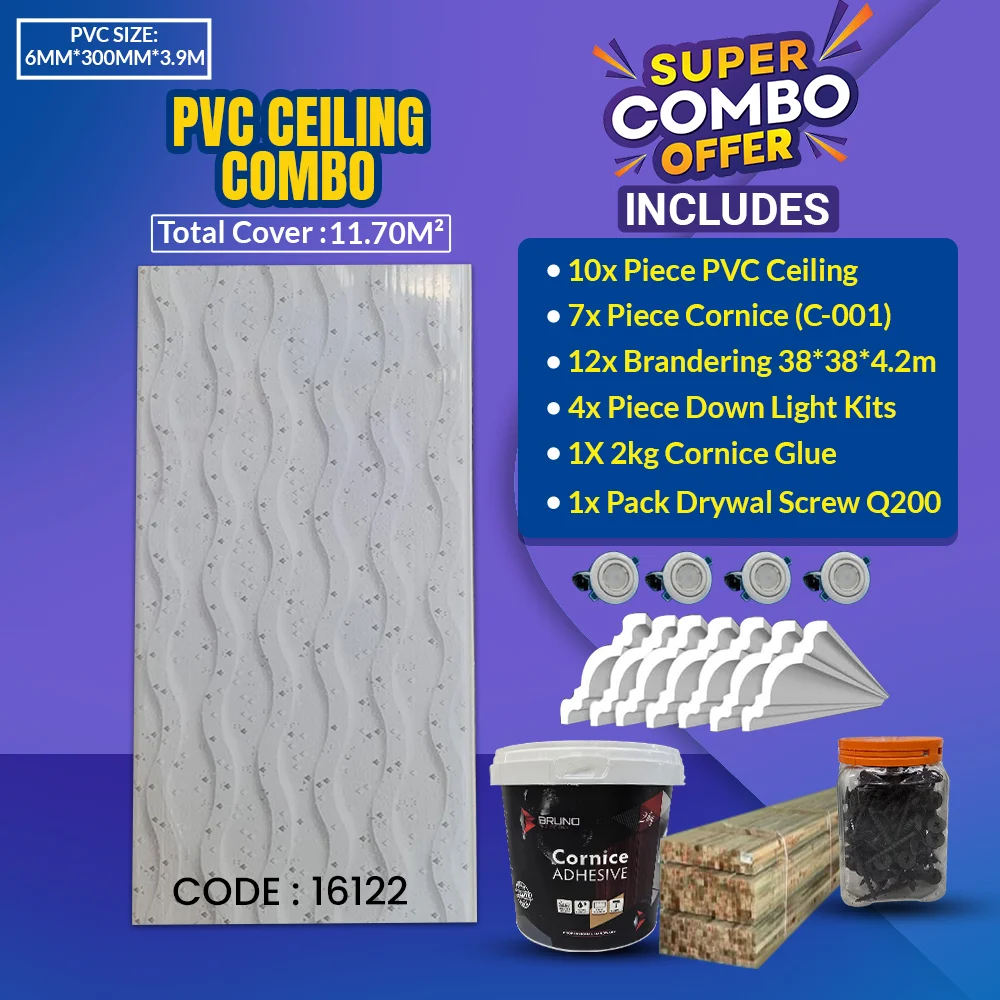 PVC Ceiling Combo | 11.70² | 16122