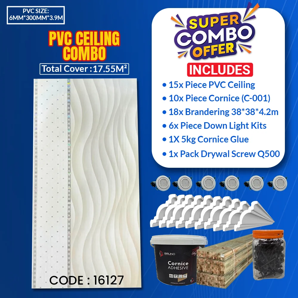 PVC Ceiling Combo | 17.55² | 16127