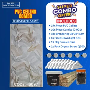 PVC Ceiling Combo | 17.55² | 16097