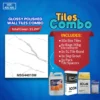 Carrara White Wall Tile Combo | Glossy Polished Ceramic | 400x400mm | A-Grade