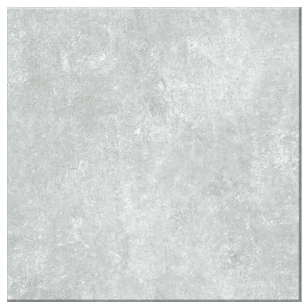A textured gray surface resembling concrete or stone, with subtle variations in tone and a smooth finish. Its Called A-Grade Ceramic Matt Floor Tiles 600x600mm