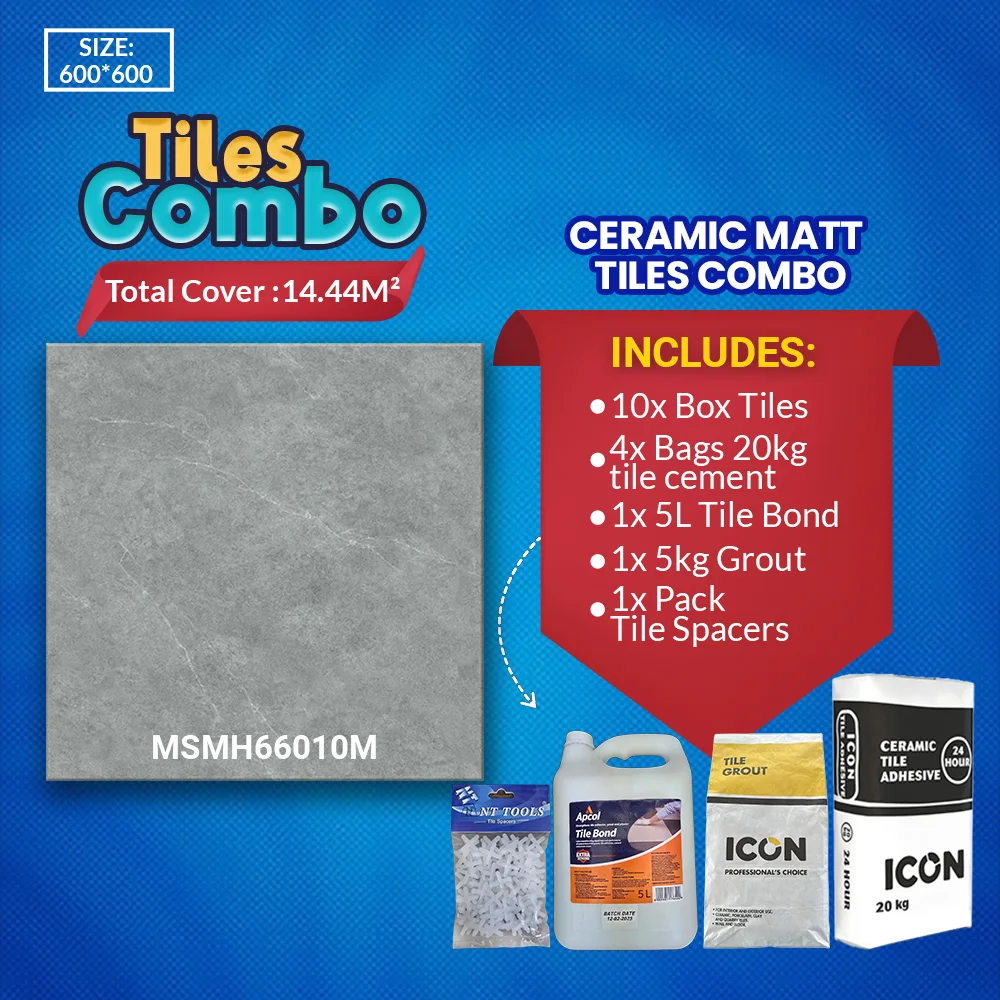 Ceramic matt grey