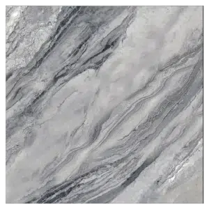 Abstract gray marble with sweeping dark and light veins, creating an elegant, natural stone pattern. Perfect for flooring. Its Called Rock Grey Porcelain Tiles