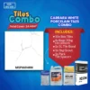 Carrara White Floor Tiles Combo – Glossy Polished – Porcelain – 600x600mm – A-Grade
