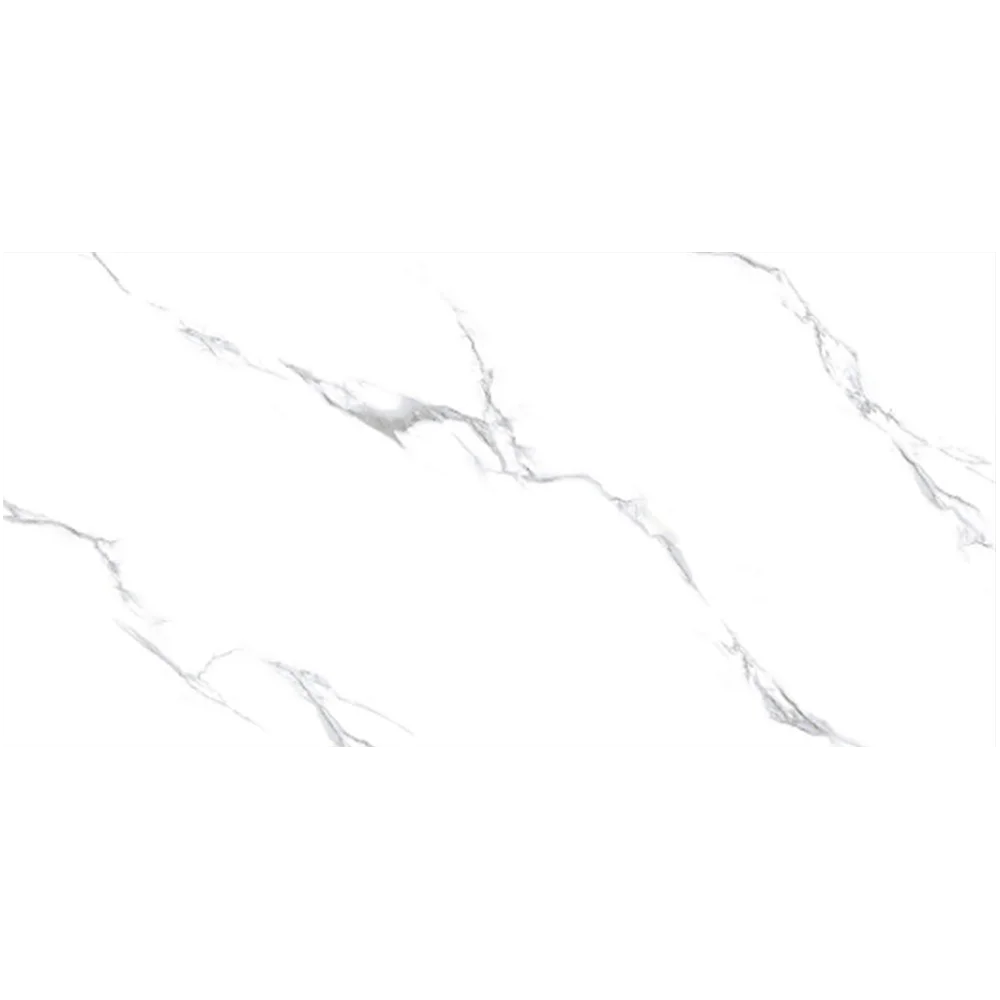 Carrara White Wall Tiles Glossy Polished Ceramic 300x600mm | A-Grade