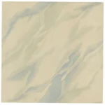 Abstract textured background in soft cream and light blue, resembling gentle waves or flowing fabric. Its called Glossy Polished Ivory Design Porcelain Tiles 600x600mm