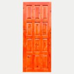 12panel door, Wooden door, pine solid door