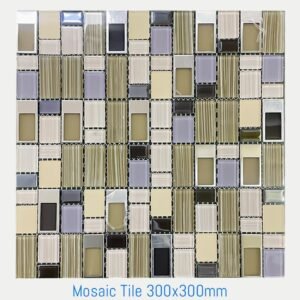 Mosaic tiles - Grey and Black marble