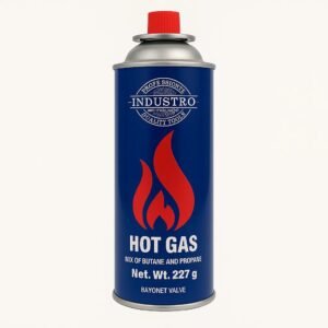 Industro Butane Gas Cartridge 227G – Portable Stove Fuel