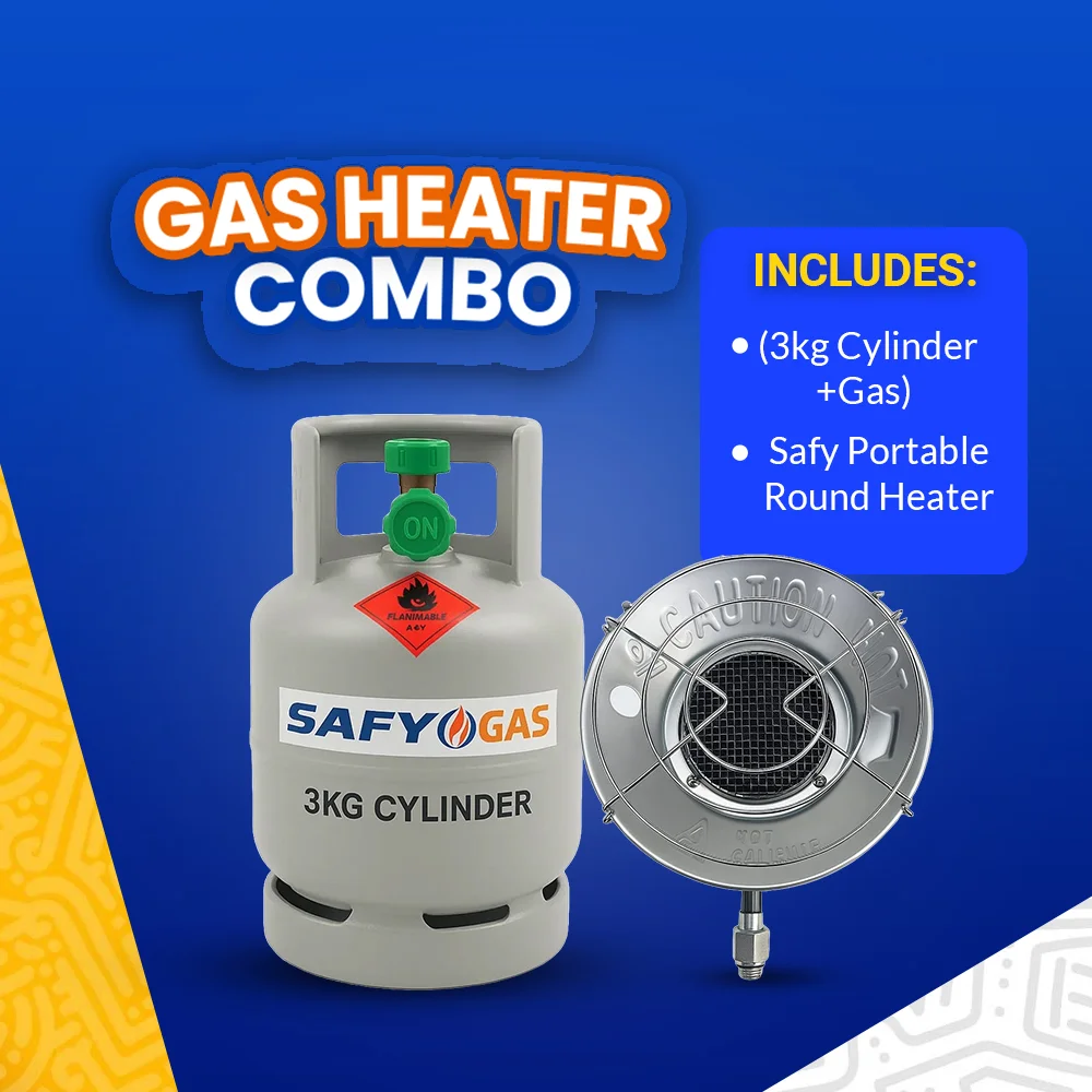 3KG Cylinder+Gas+Safy Portable Round Heater