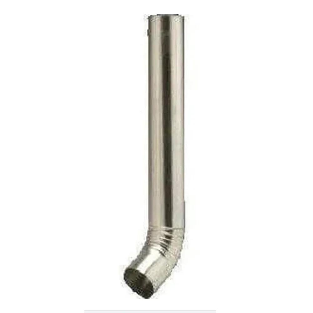 Gutter Downpipe & Shoe 75x2.7m Round Galvanized