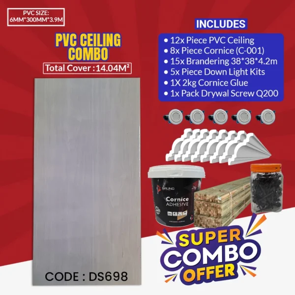PVC Ceiling Combo 14.04² | DS698