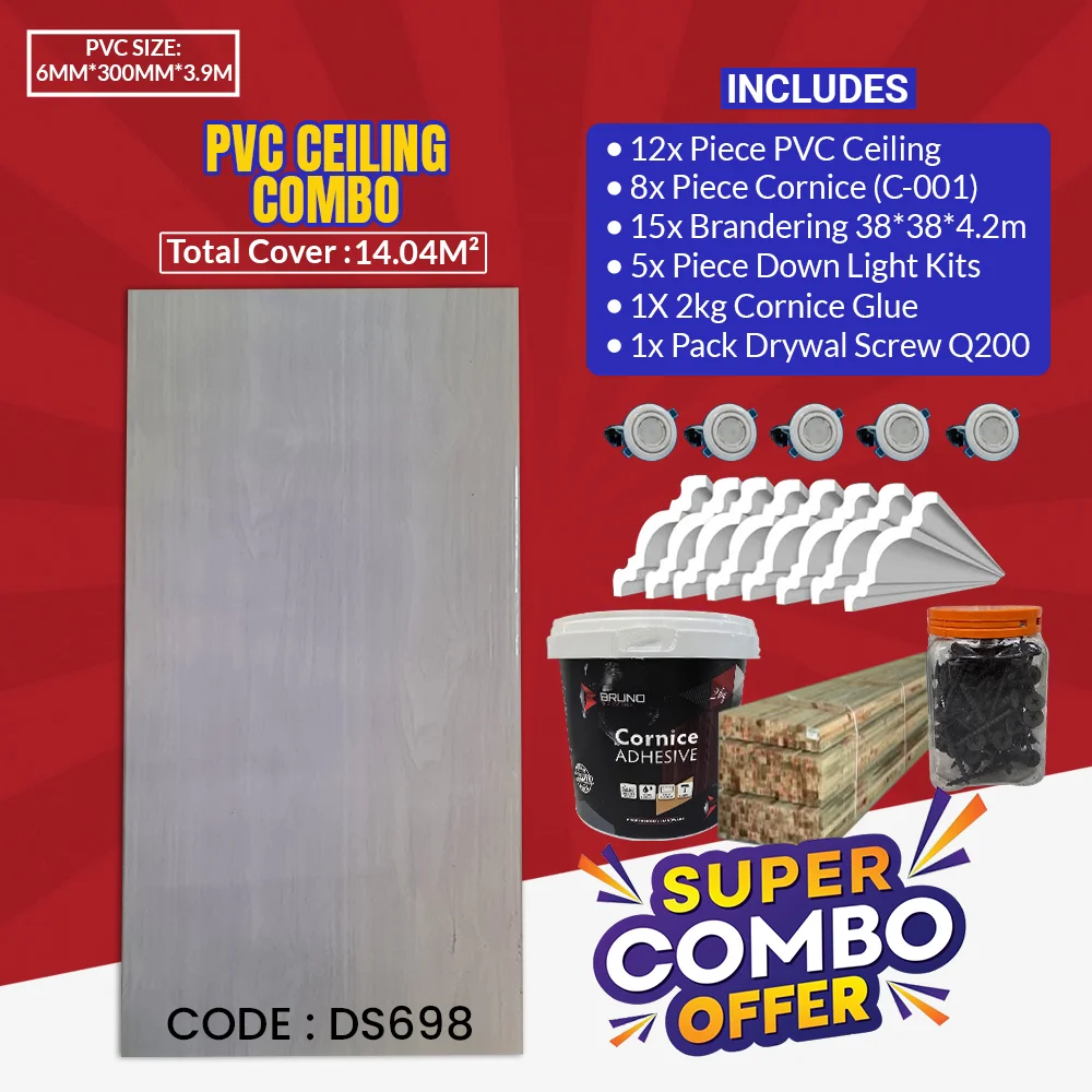 PVC Ceiling Combo 14.04² | DS698