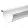 Gutter 3.0m Half Round White PVC