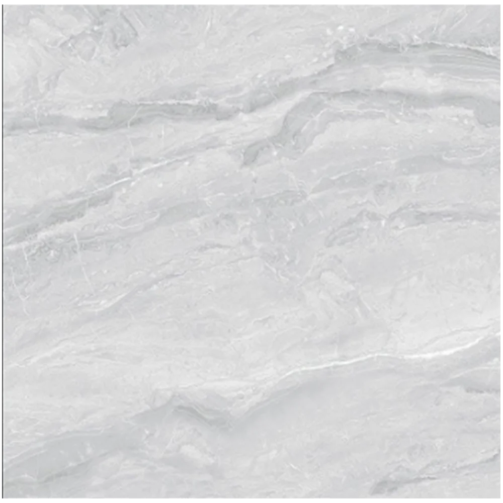 Wall Tile Light Grey Glossy Polished 400x400mm | A-Grade