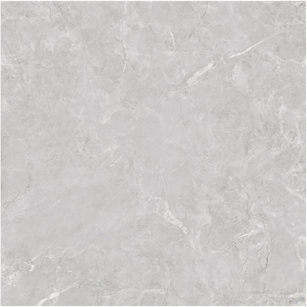 Grey Glazed Polished Porcelain Tile 600x600mm A-Grade