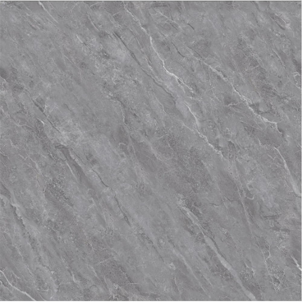 Dark Grey Glazed Polished Porcelain Tile 600x600mm A-Grade