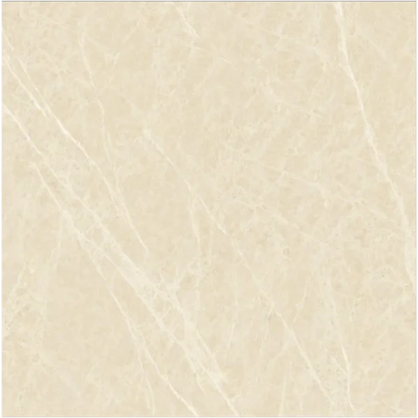 Light Ivory Glazed Polished Porcelain Tile 600x600mm A-Grade