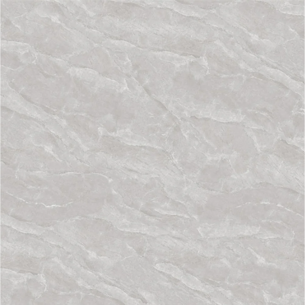 Medium Grey Glazed Polished Porcelain Tile 600x600mm A-Grade