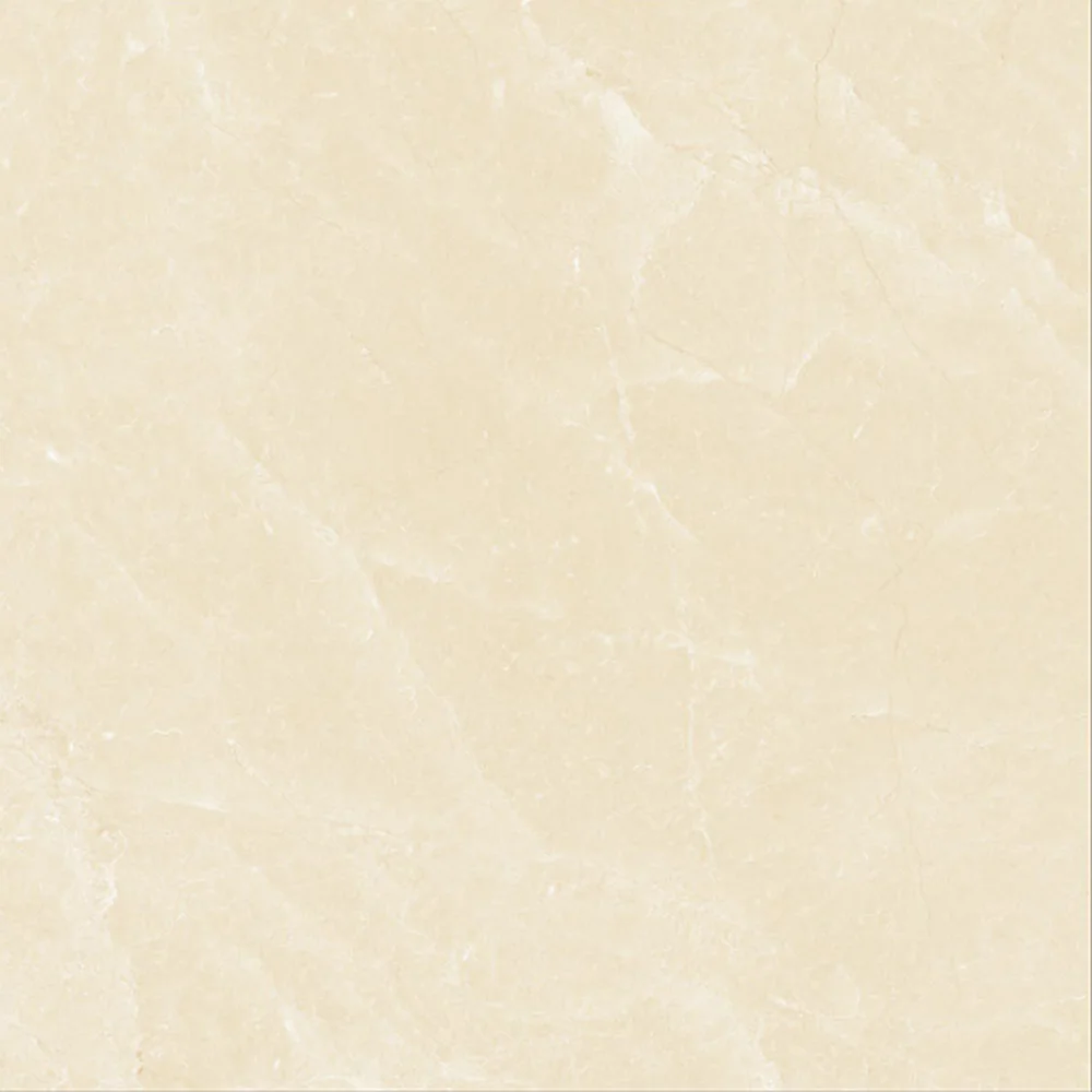 Medium Ivory Glazed Polished Tile 600x600mm A-Grade