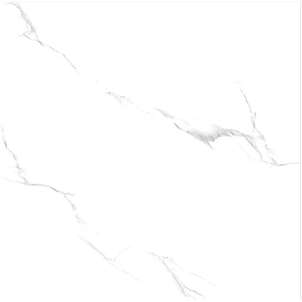 Carrara White Porcelain Tile 600x600mm A-Grade