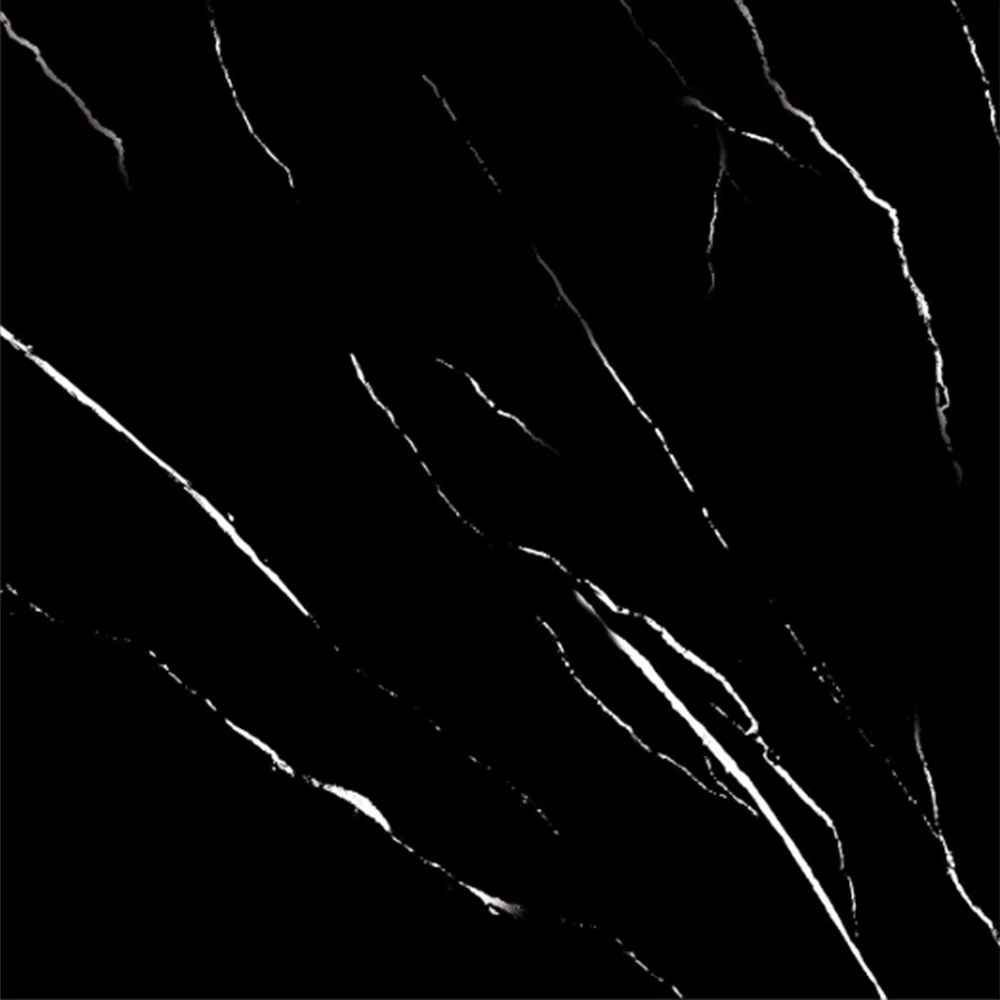 Black/White Glazed Porcelain Tile 600x600mm A-Grade